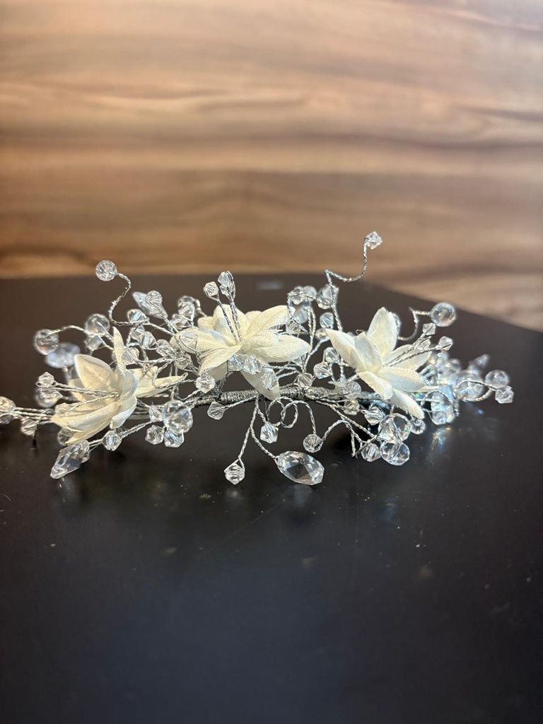 TOCADO PEDRERIA (DIADEMA, GUIA, PEINETA) MOD 3