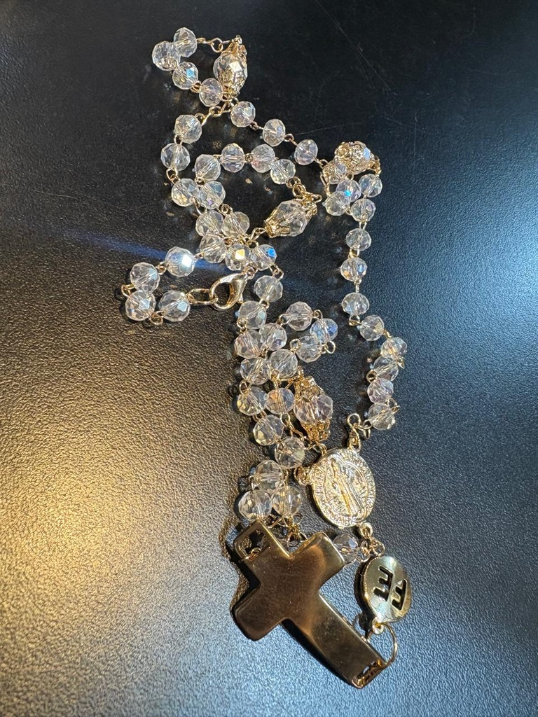 ROSARIO CRISTAL CORTADO MOD 5