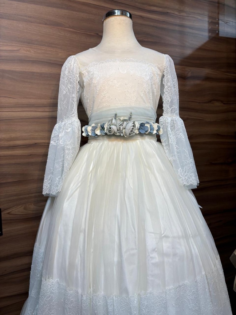VESTIDO PRIMERA COMUNION V6040T