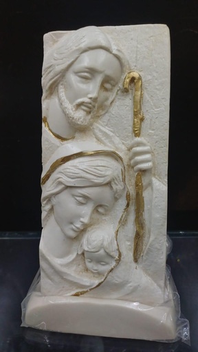 [0002678] SAGRADA FAMILIA RESINA RECTANGULAR CON BASE