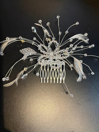 [0006891] TOCADO / PEINETA CON FLOR