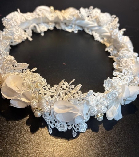 [0007223] CORONA FLOR BLANCA 7223